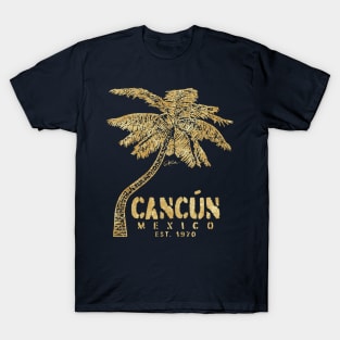 Cancun, Mexico Palm Tree T-Shirt